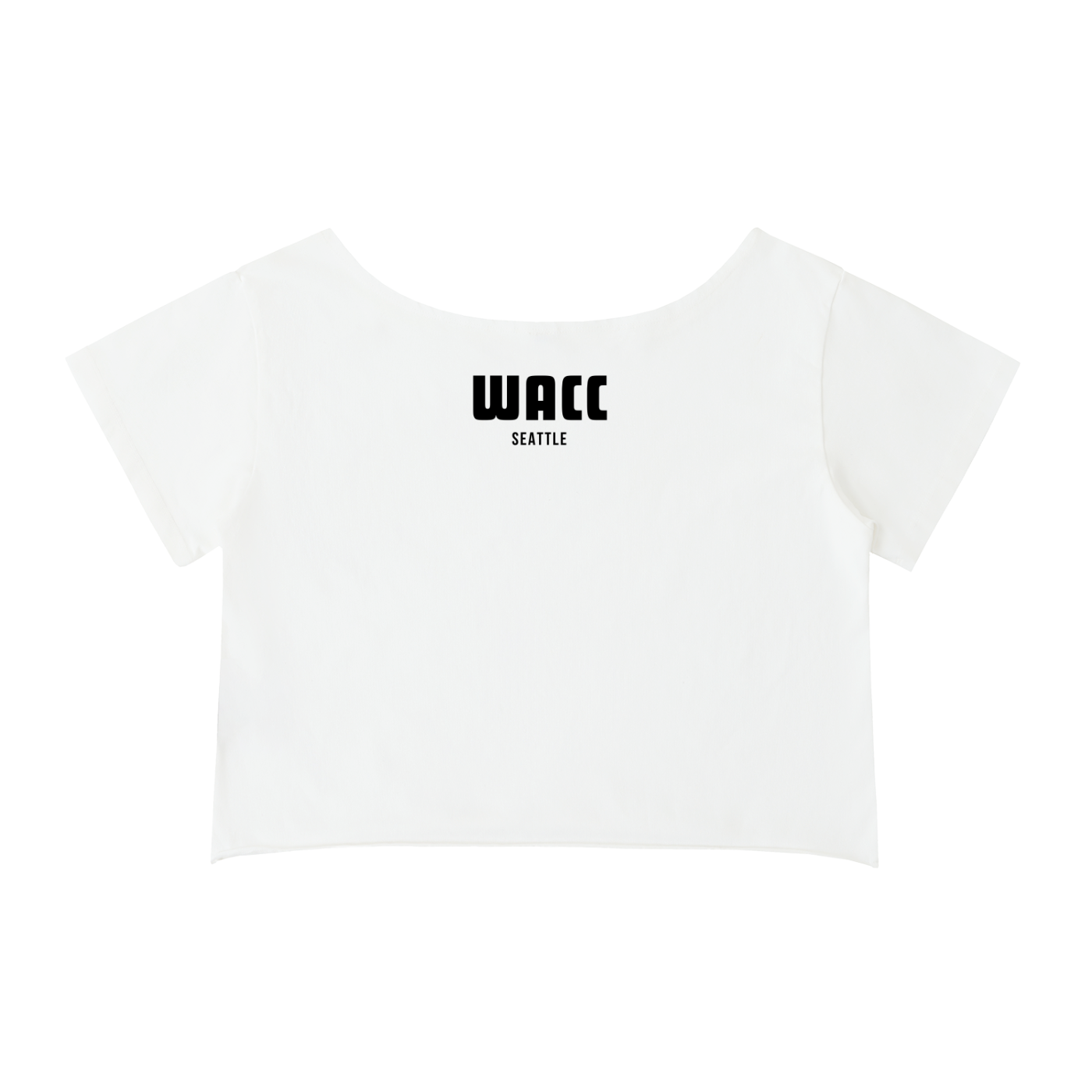 c/attle Tee - Off-Shoulder Rolled Hem T-Shirt - WACC#13B