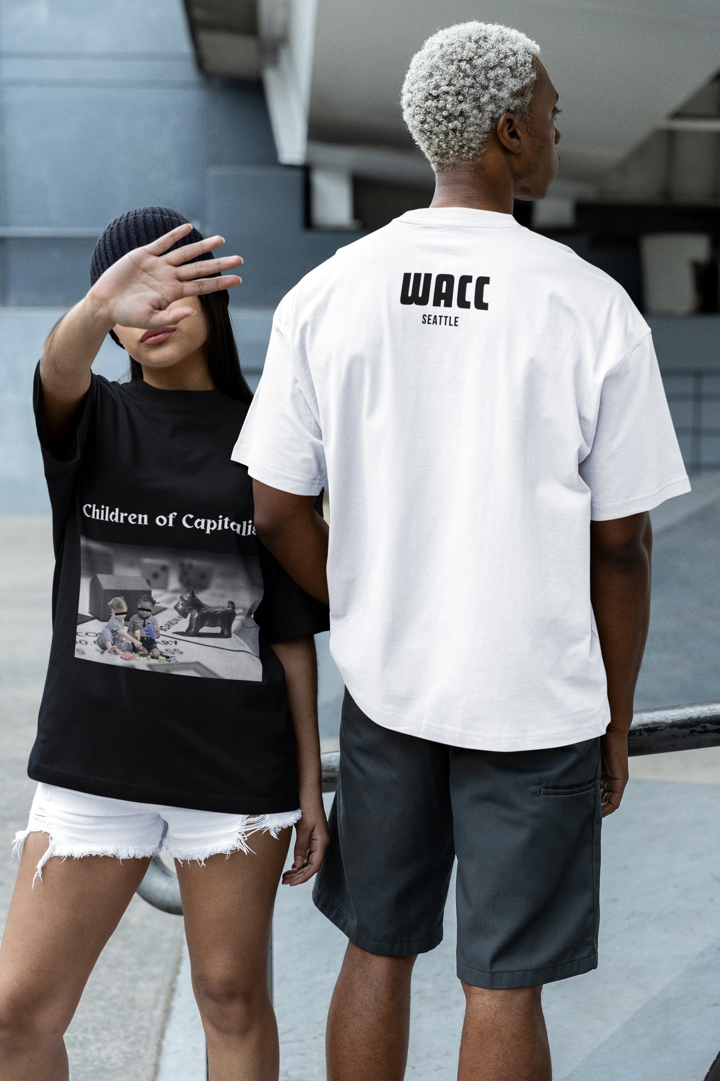 children of capitalism graphic tshirt - monopoly game tshirt - wacc streetwear