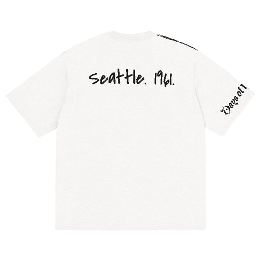 Seattle 1961 - Knitted Ultra Soft Oversized T-Shirt - WACC#37A