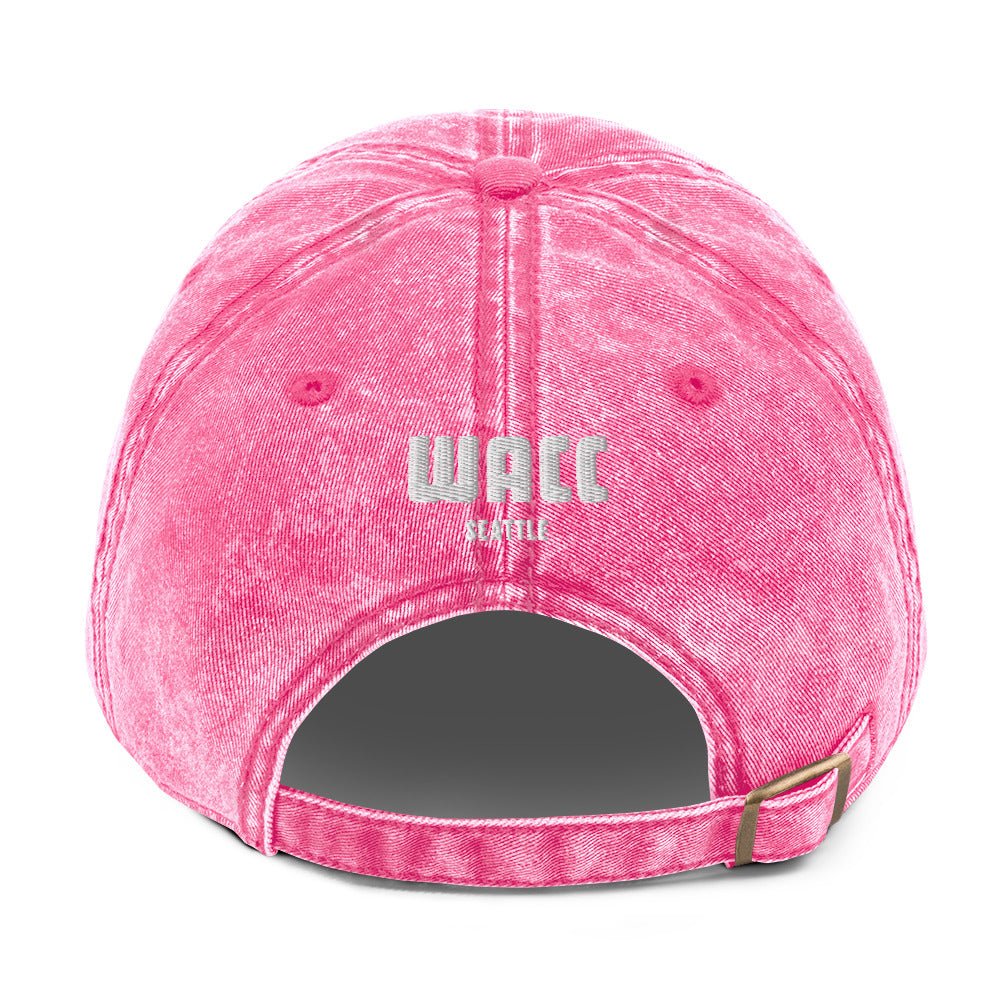 I Miss Us - Washed-Out Denim Cap - WACC#23H