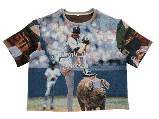 Pre-Order - Seventh Inning Stretch - Woven Tapestry Unisex T-Shirt - WACC#44
