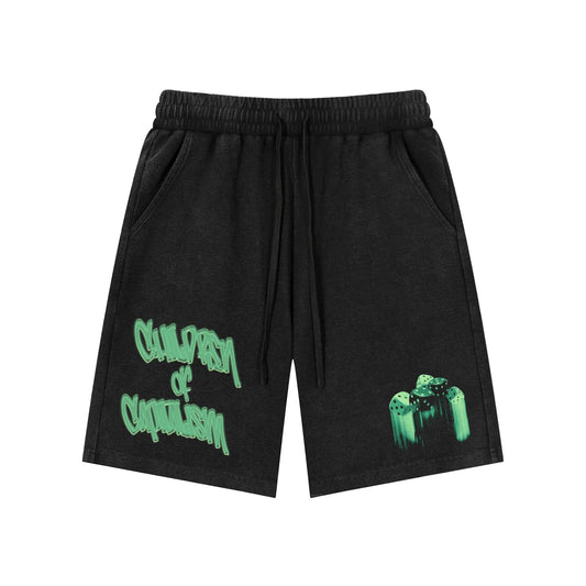Children of Capitalism Shorts - Unisex Waffle Knit Shorts - WACC#6C