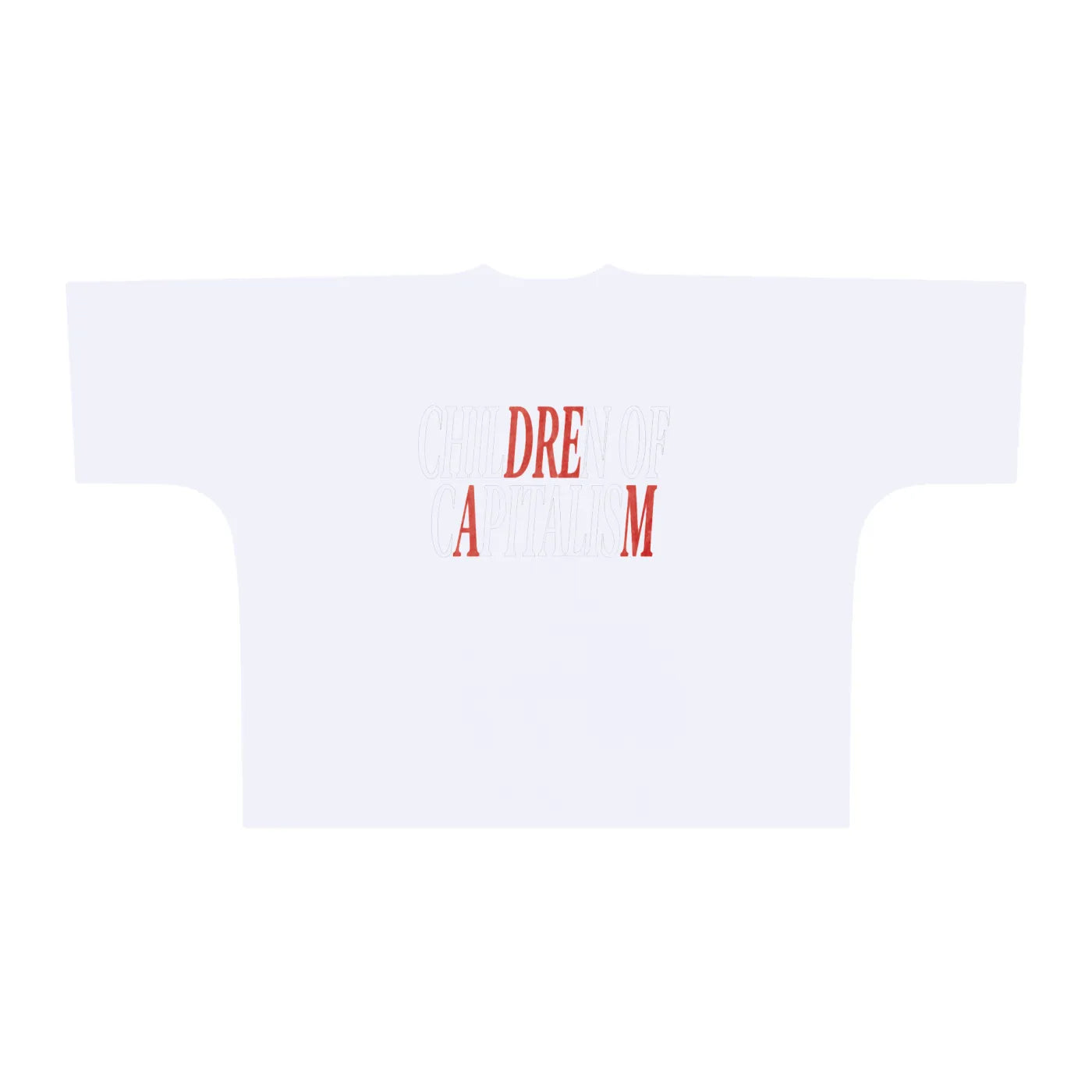 Wake Up You Are Late Tee - Oversized One-Piece Cut Boxy T-Shirt - WACC#20