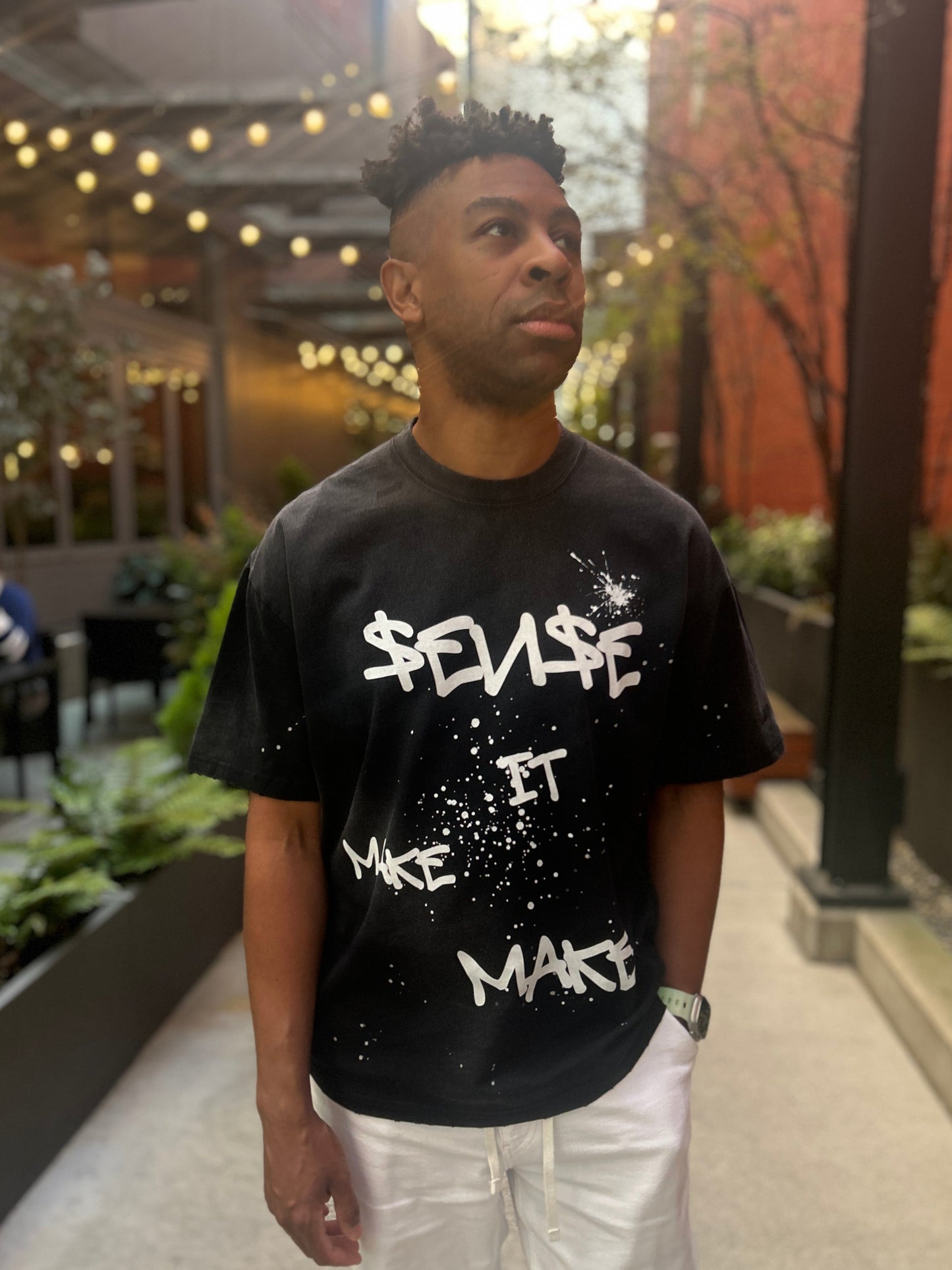 $en$e It Make Make - Hand-Frayed Sunfade Heavyweight Unisex T-Shirt - WACC#29A