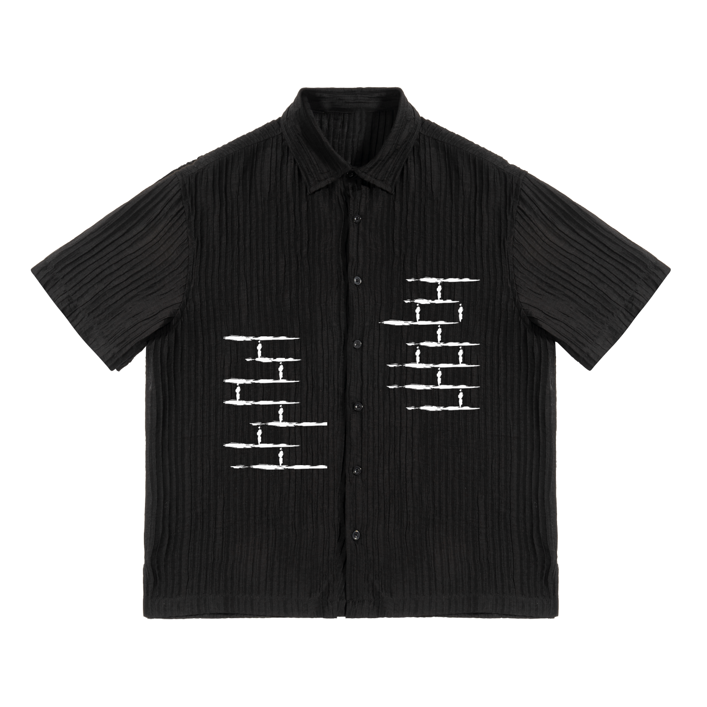 Building Blocks - Oversize Tencel Jacquard Summer Shirt - WACC#21