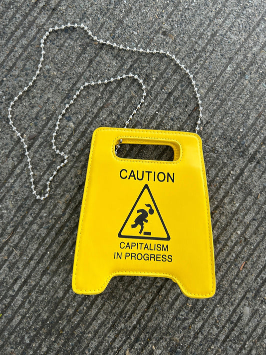 Caution! Capitalism In Progress Bag - WACC#39A