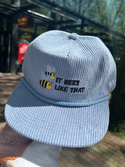 It Bees Like That - Corduroy Snapback Rope Hat - WACC#34H