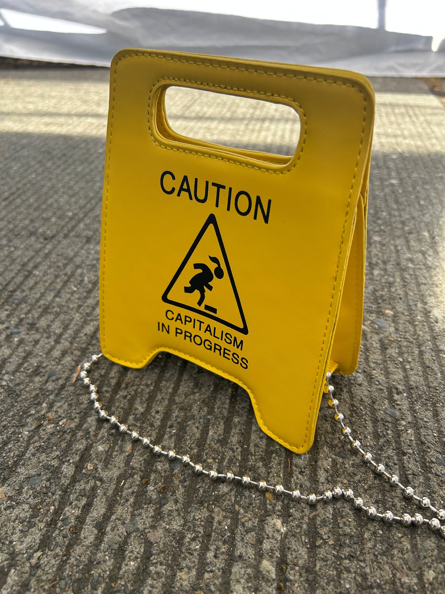 Caution! Capitalism In Progress Bag - WACC#39A
