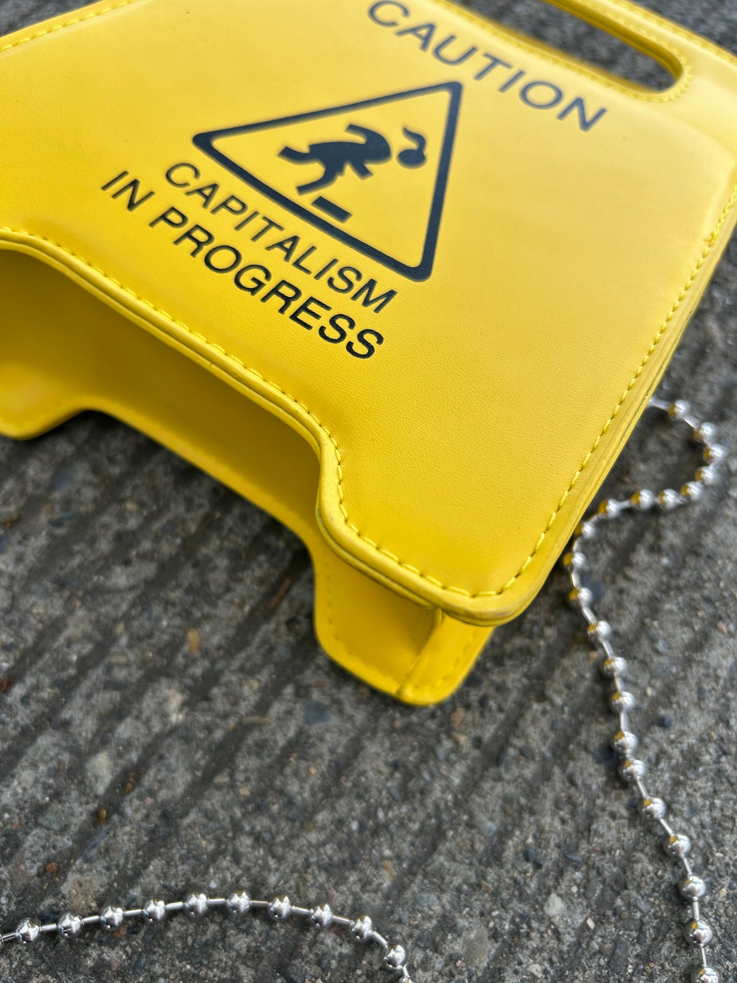 Caution! Capitalism In Progress Bag - WACC#39A