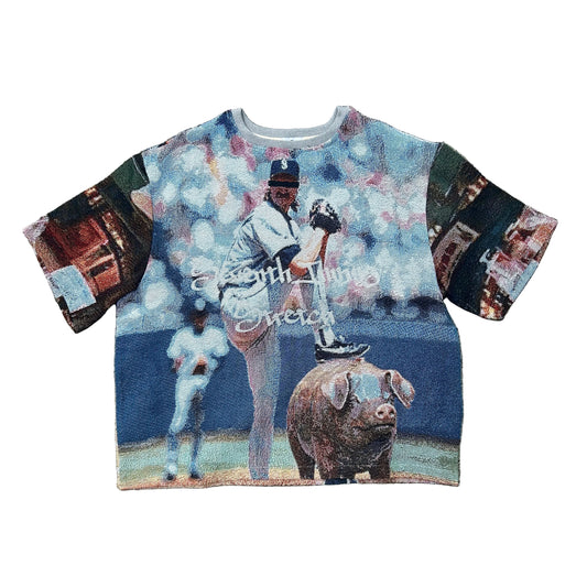Pre-Order - Seventh Inning Stretch - Woven Tapestry Unisex T-Shirt - WACC#44