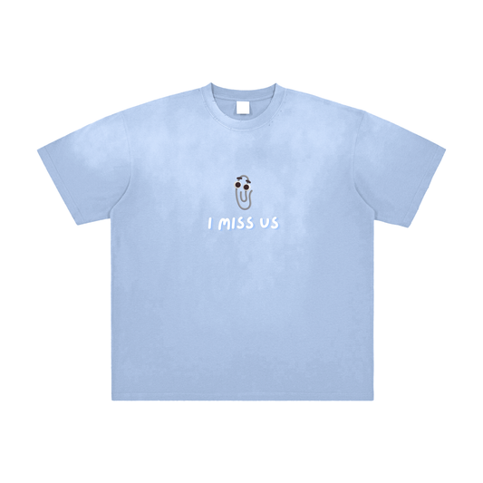 I Miss Us - Vintage Washed Frayed T-Shirt - WACC#23A