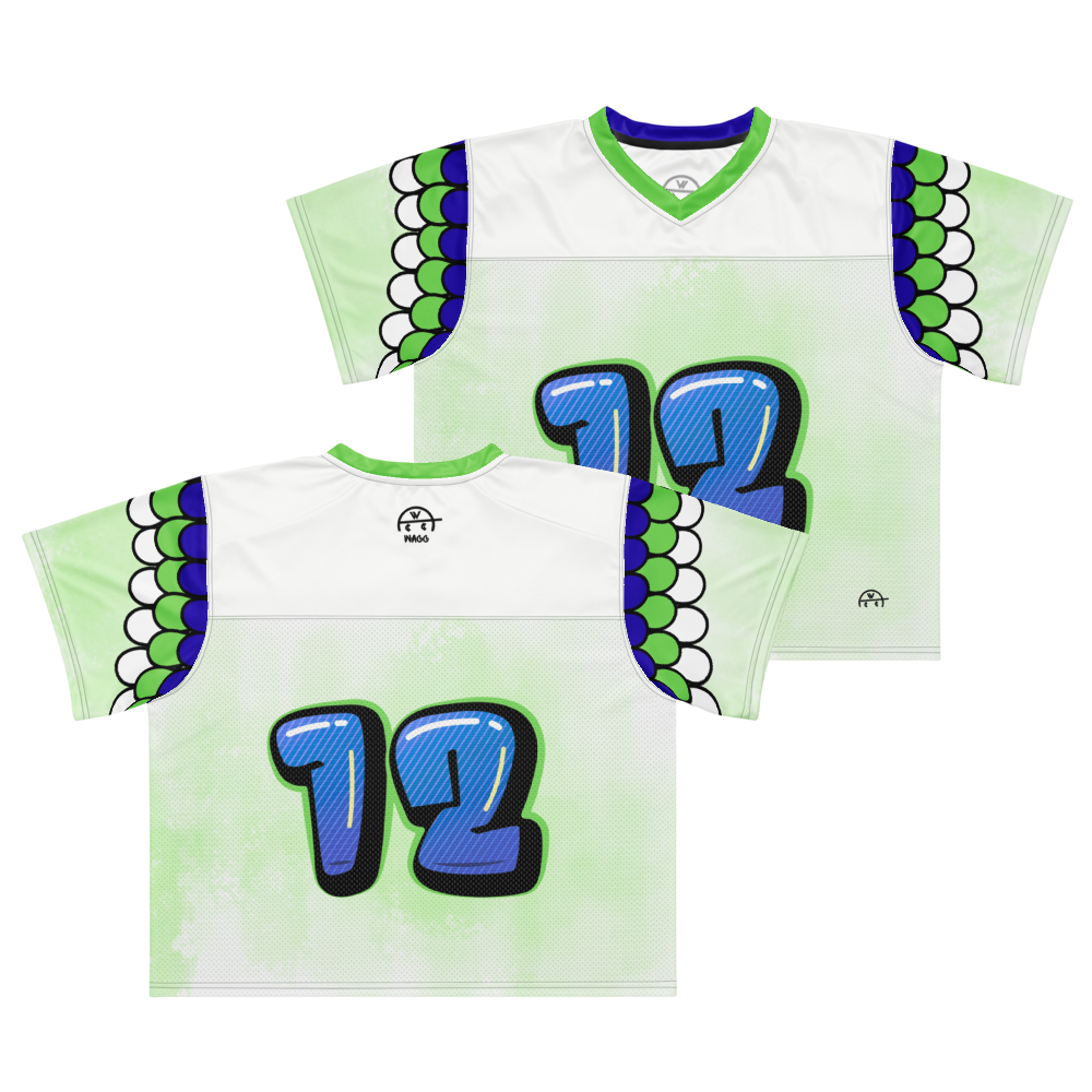 Seahawks Jersey - Oversized Unisex Boxy Football Jersey - WACC#25A
