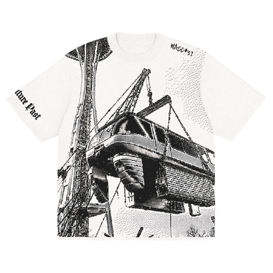Seattle 1961 - Ultra Soft Oversized Knitted T-Shirt - WACC#37A